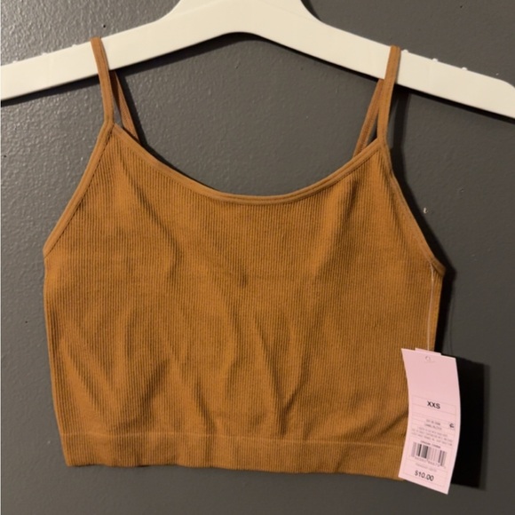 wild fable Tops - Wild Fable Brown Fitted Crop Camisole
